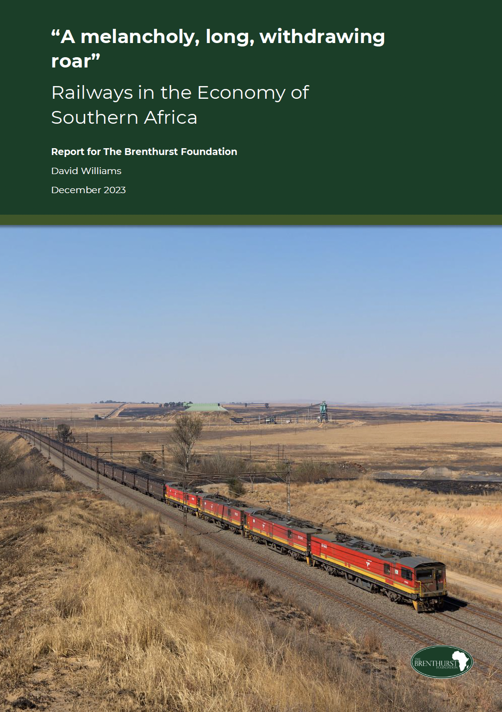 “A Melancholy, Long, Withdrawing Roar”: Railways in the Economy of Southern Africa