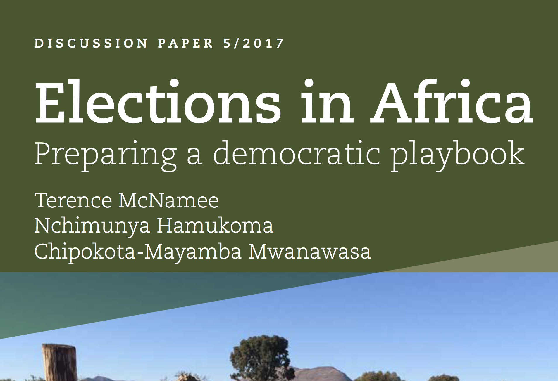 Elections in Africa: Preparing a democratic playbook