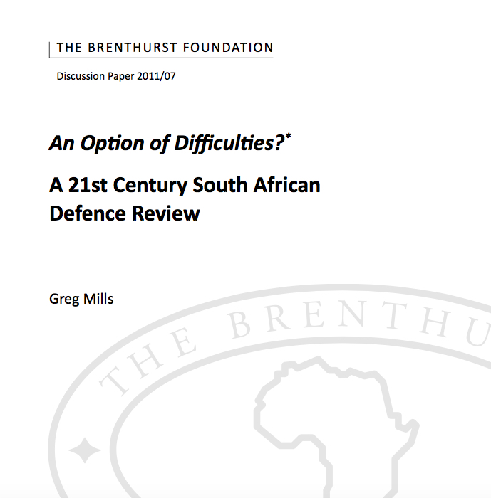 An Option of Difficulties? A 21st Century South African Defence Review