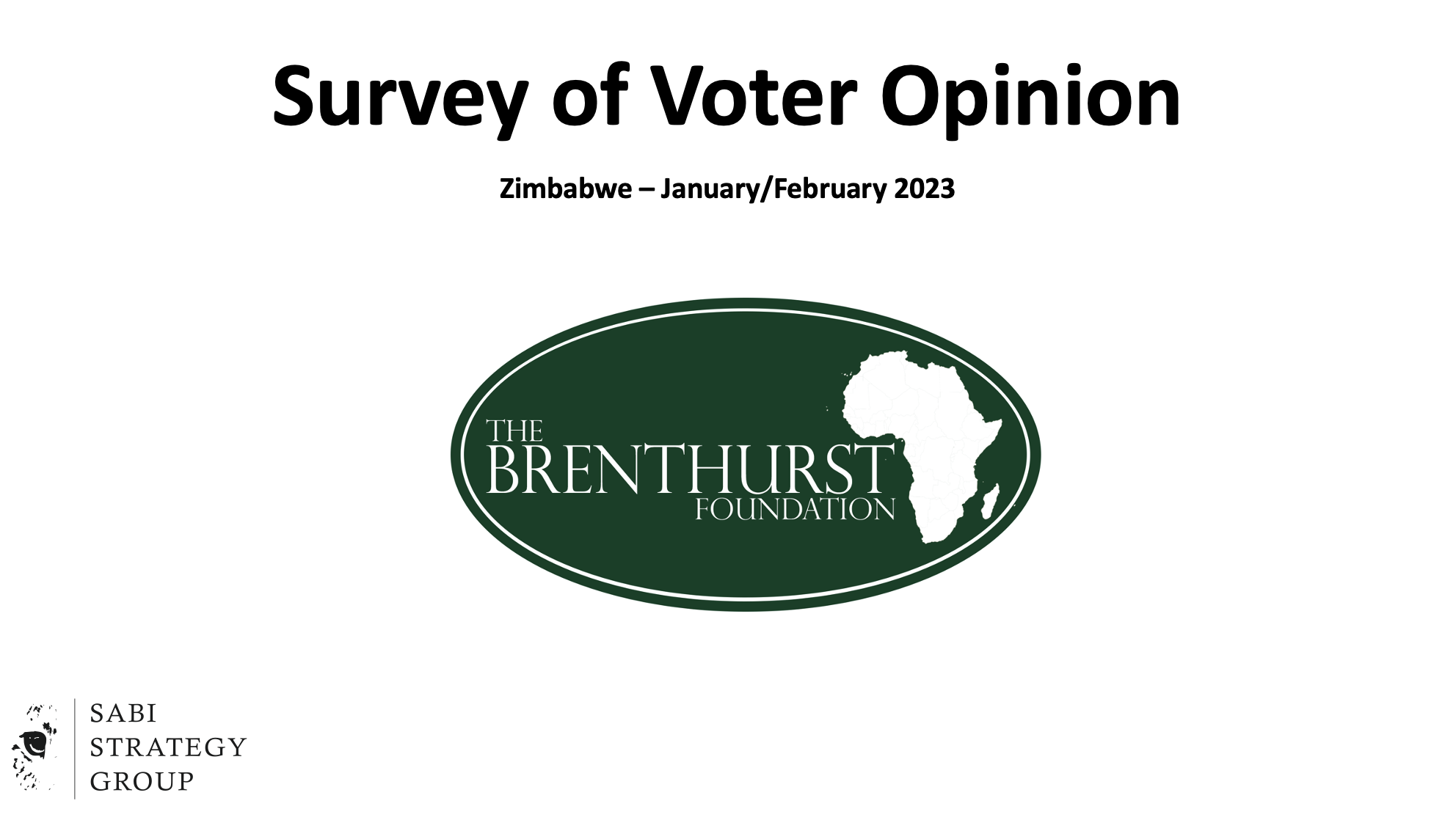Survey of Voter Opinion: Zimbabwe