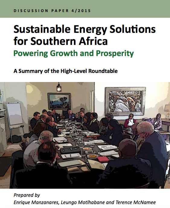High Level Roundtable on Sustainable Energy Solutions for Southern Africa
