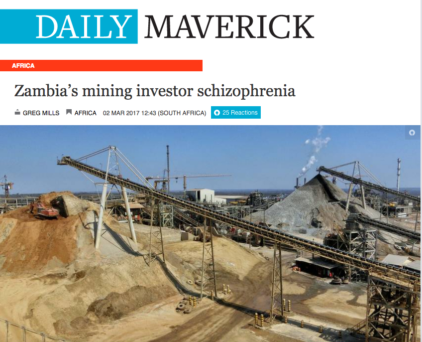 Zambia's Mining Investor Schizophrenia